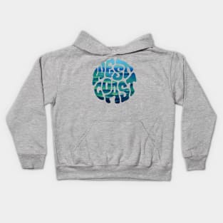 West Coast Word Art Kids Hoodie